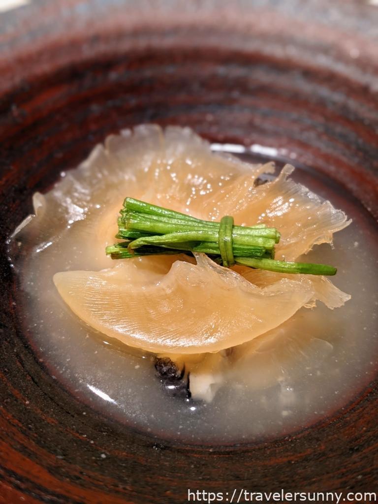 初魚鐵板燒大直南非鮑魚魚翅湯